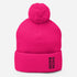 Soccer &God Onyx Pom-Pom Beanie